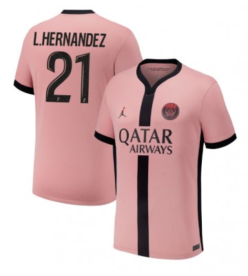 Paris Saint-Germain Lucas Hernandez #21 Replika Tredjetrøje 2024-25 Kortærmet